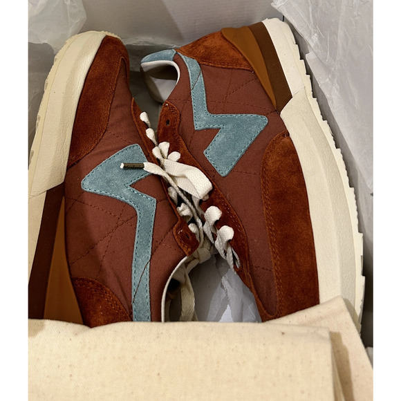 VISVIM Men\'s Brown Suede & Nylon FTK Runner Lace-Up Trainers UK7 / US 8 NEW